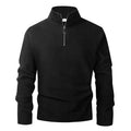 HALF-ZIP KNIT SWEATER